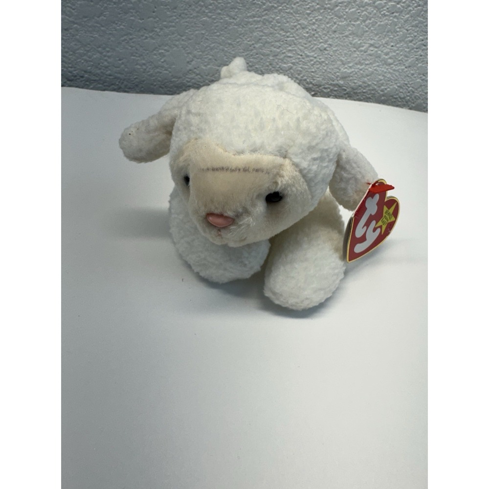Ty Beanie Babies Fleece Lamb 1996 Retired Vintage Plush Toy w/ Tag 4125
